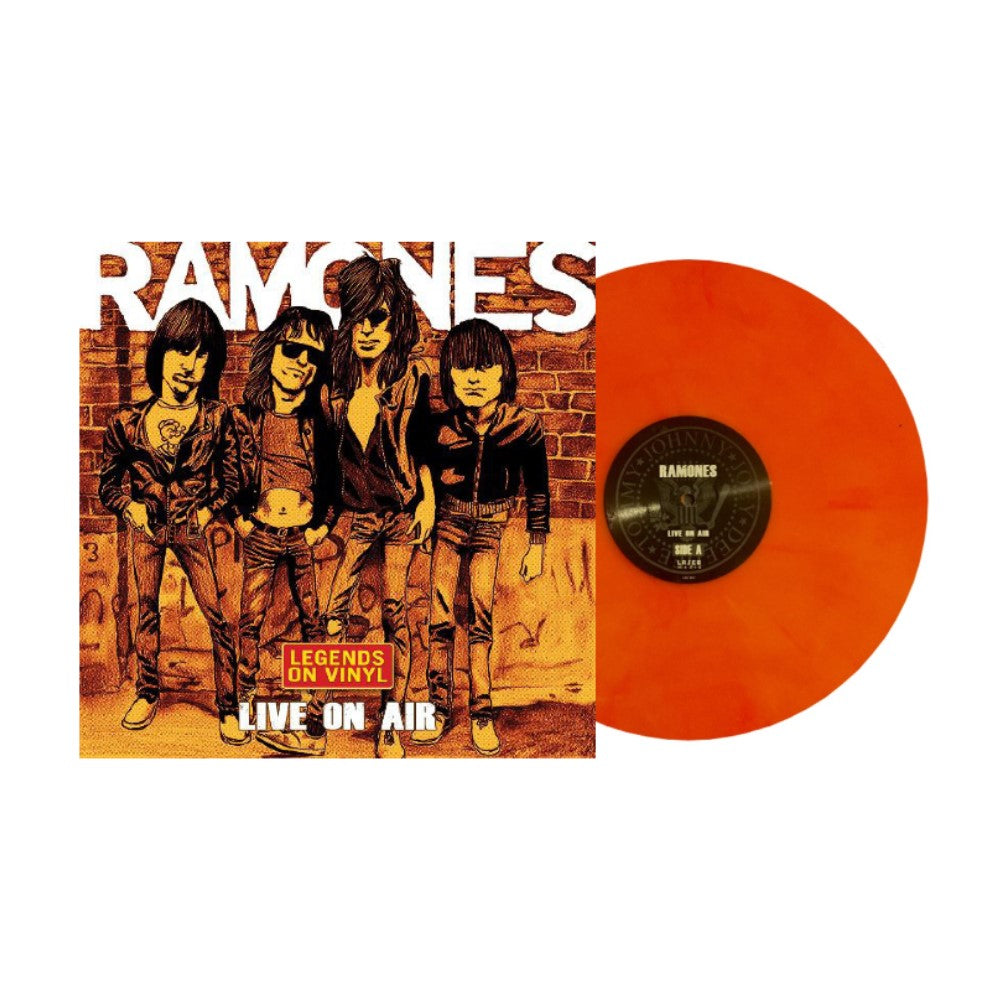 Ramones - Legends On Vinyl, Live On Air Exclusive Limited Orange Color Vinyl LP