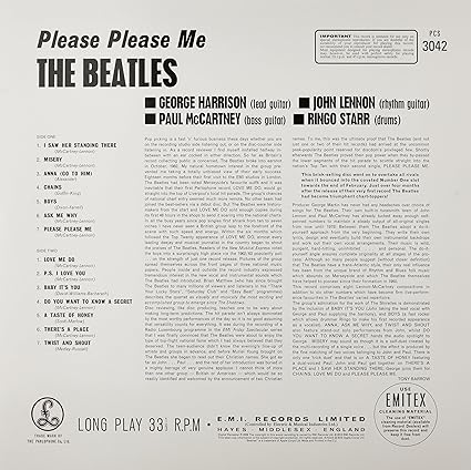 The Beatles-Please Please Me Vinyl LP
