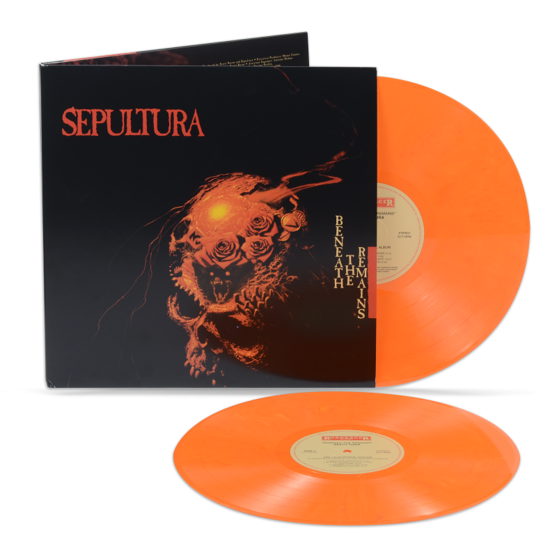Sepultura - Beneath The Remains Deluxe Edition (2LP) Orange Colored Vinyl Album