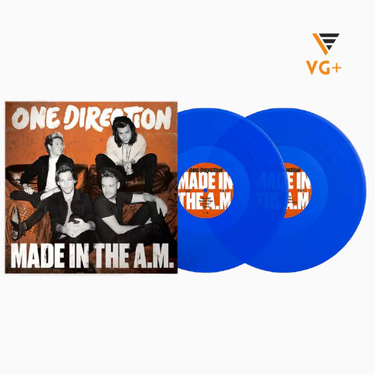 One Direction - Made In The A.M. Exclusive Translucent Blue 2x LP Vinyl Record VG+