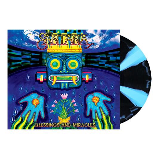 Santana - Blessings And Miracles Exclusive Cornetto Black & Blue Vinyl LP Record
