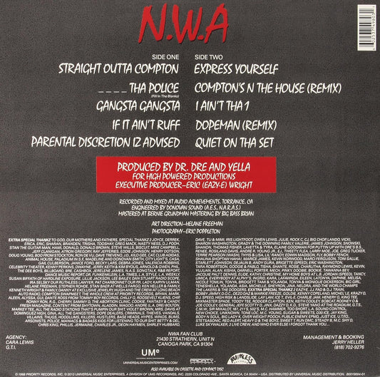 N.W.A. -Straight Outta Compton Remastered Vinyl LP