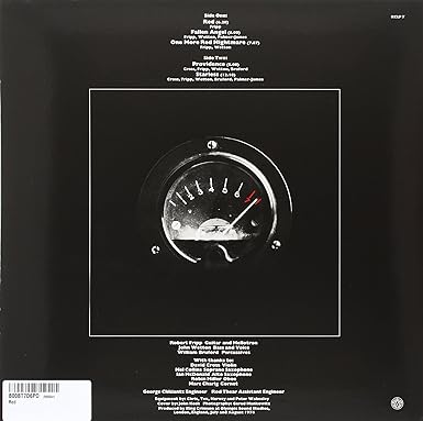King Crimson-Red Vinyl LP