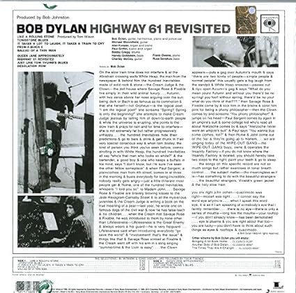 Bob Dylan-Highway 61 Revisited Vinyl LP