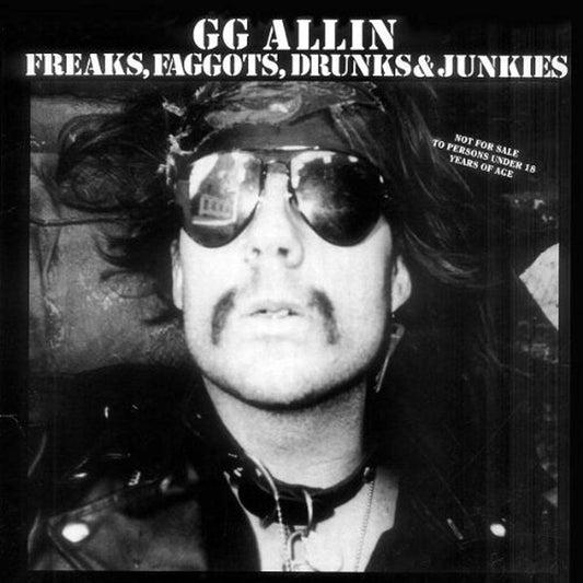 G.G. Allin-Freaks, Faggots, Drunks and Junkies Vinyl LP