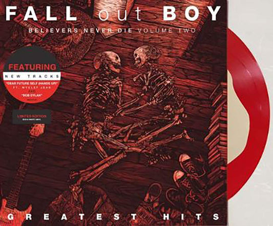 Fall Out Boy - Believers Never Die Exclusive Limited Edition Red White Blob LP Vinyl Record
