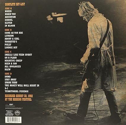 Nirvana-Live at Reading Vinyl LP