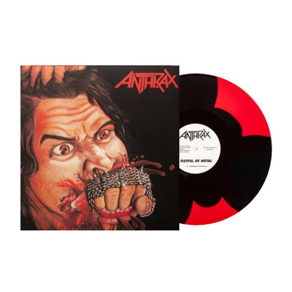 Anthrax - Fistful of Metal Exclusive Limited Edition Black/Red Triple Button Color Vinyl LP