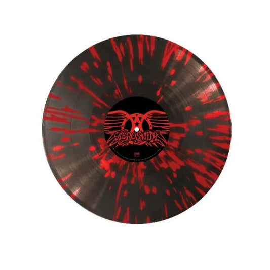 Aerosmith - Greatest Hits Exclusive Limited Edition Black with Red Splatter Color Vinyl LP Record