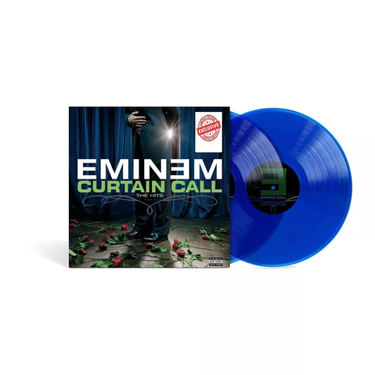 Eminem - Curtain Call Exclusive Limited Edition Translucent Blue Vinyl 2x LP Record